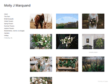 Tablet Screenshot of mollyjmarquand.com